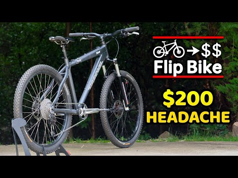 Restoring a Crusty $200 Hardtail for Cash - Flip Bike
