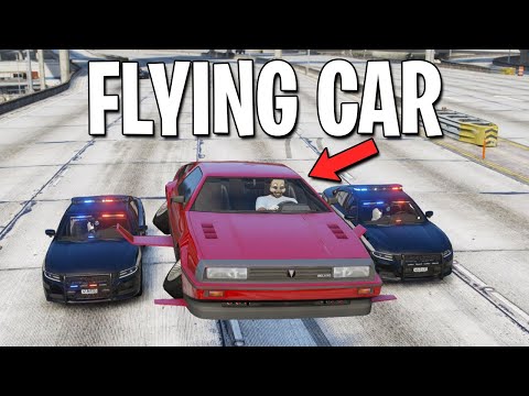I Became A Getaway Driver In A Flying Car on GTA 5 RP