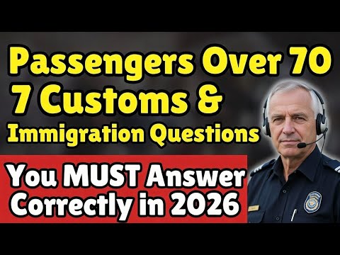 7 Customs & Immigration Questions You MUST Answer Correctly in 2026 | Flight Attendant Secrets