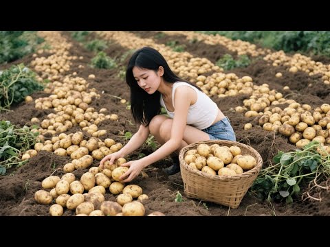 秋风轻拂，地里刨出的土豆还带着泥香，一锅土豆焖饭，把辛勤和幸福都煮进了饭里