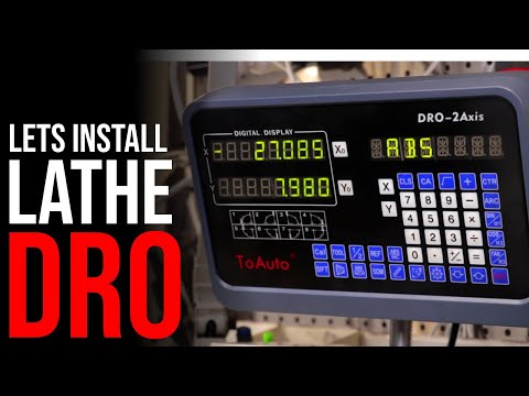 Installing A DRO on my New Lathe (Digital Readout)