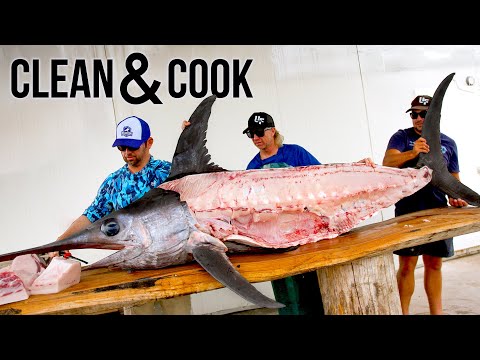 How to Clean and Cook a Massive Swordfish