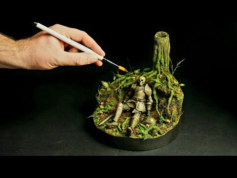 I Made a "Dark Fantasy" inspired Diorama!