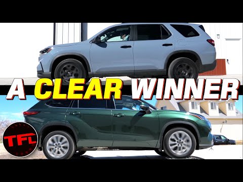 The Winner Is Obvious: 2023 Toyota Highlander vs 2023 Honda Pilot | AWD Torture Test & Off-Road