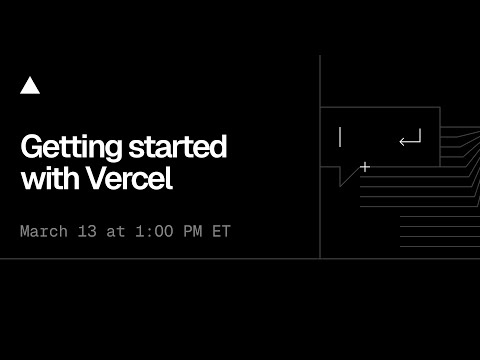 Getting started with Vercel