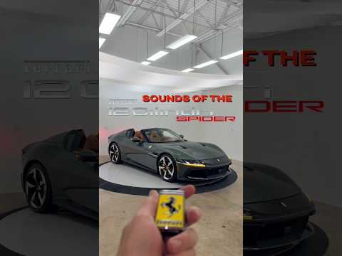 NEW Ferrari 12 Cilindri Spider SOUND! #Ferrari12cilindrispider #ferrariofsanantonio #12cilindri