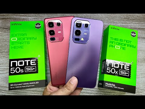 Infinix Note 50s 5g vs Infinix Note 50x 5g - Best Konsa ? | Flipkart Discount 🔥| Gaming Processor 🎮