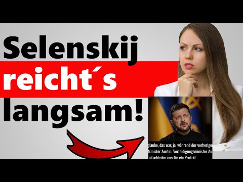Langsam bröckelt das Kartenhaus! | Die USA hat Selenskij enttäuscht!