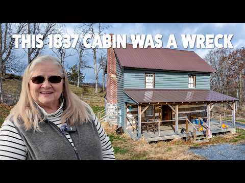 Touring This Totally Renovated 1830s Appalachian Log Cabin!