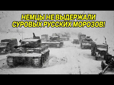 -42 градуса: немецкие танки застыли в 30 километрах от Москвы – вот почему блицкриг провалился!