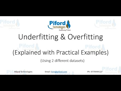 Overfitting and Underfitting explained with Examples