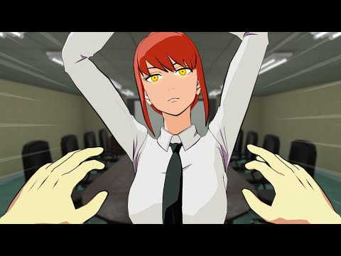 Makima lets Denji touch them... (chainsaw man vr)