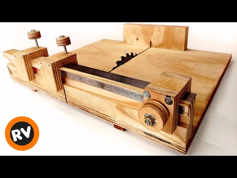 🔴 GREAT! How to make SLIDING GUIDE for TABLE SAW ➡️ SLIDER⬅️ EXACT Cuts 😀