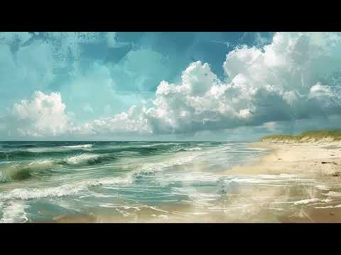 Beach Coastal Vintage Art Screensaver Tv Wallpaper Home Decor Oil Painting Digital Wall Art