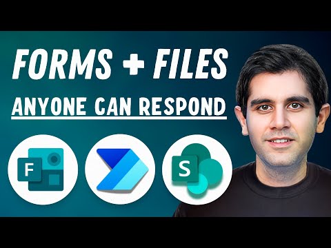 How to Save Microsoft Forms Responses & Files to SharePoint Document Library (Anonymous Users)