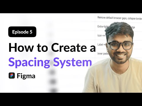 How to create a Spacing System in Figma | Design System Masterclass