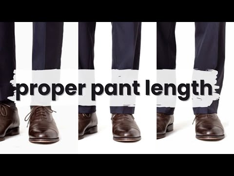 Proper Pants Length (Trouser Break) According to Your Style & Body Type