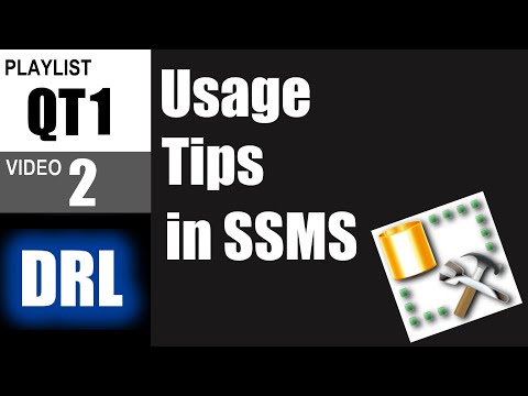SQL Server Management Studio Tips and Tricks
