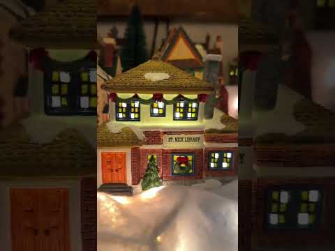 The Christmas Village is complete! Finally! #christmas #christmasdecor #christmasvillage