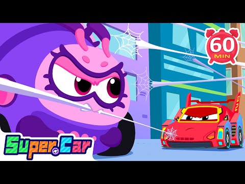 八爪蟲蟲車 | 交通工具兒歌 |兒歌 | Kids Song | 童謠 | 動畫 | 卡通片 |汽車動畫片｜超級汽車