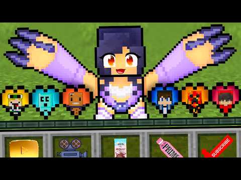 Minecraft, But there’s YouTuber Hearts…