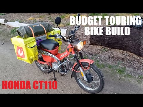 Honda CT110 Budget Touring Bike Build