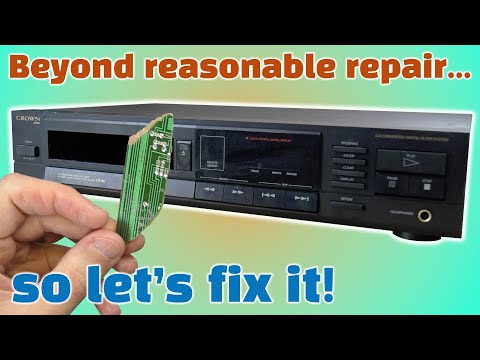 Can I fix the most damaged CD player on eBay?