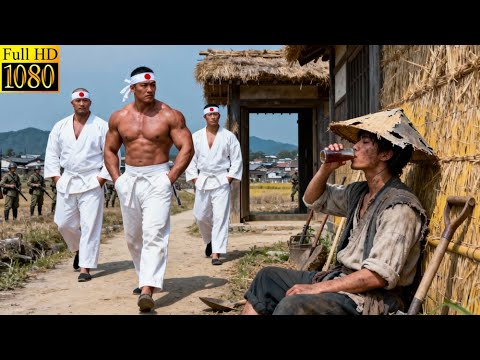 Arrogant German strongman is instantly knocked out by a kung fu youth with a single Tai Chi move.