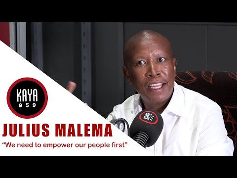 EFF Leader, Julius Malema on the EFF manifesto, free education and President Cyril Ramaphosa