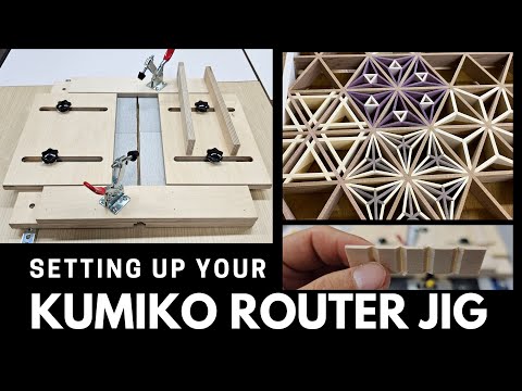 Kumiko Router Jig Part 1 (setting & how to get started) #kumiko #woodart #kumiko_jig