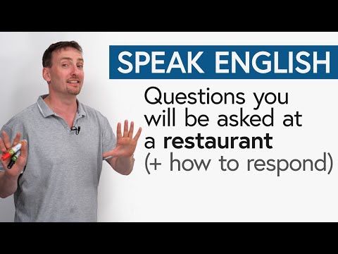 Questions You Might Be Asked at a Restaurant (+ how to answer)