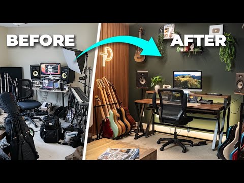 I Built My DREAM Home Office & Music Studio