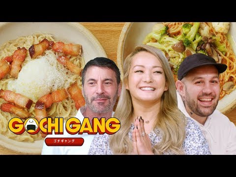 Frank Pinello and Mark Iacono Eat "Japanese Pasta" | Gochi Gang