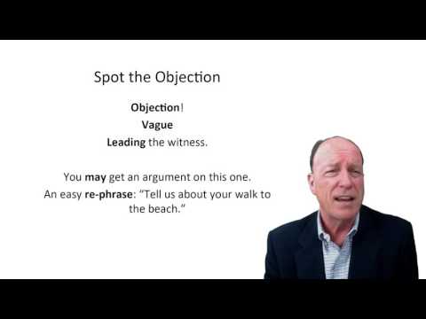 13. Spot the Objection