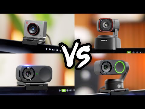 Best 4k Webcam Showdown 🔥 OBSBOT Meet 2 4K / Tiny 2 Lite vs Insta360 Link 2C / Link 2