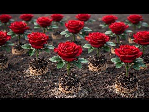 Watch How One Red Rose Becomes a Thriving Plant – You’ll Be Shocked!