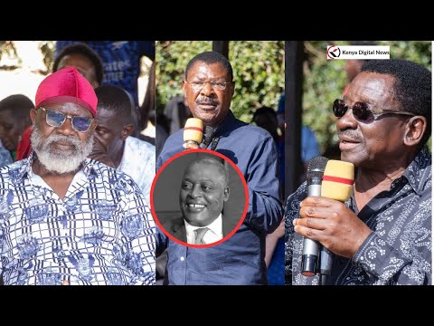 Wetang'ula, Orengo, Wajackoyah and Luhya Leaders Condole With Late Cyrus Jirongo's Family