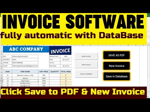 Fully 🔥 Automatic Invoice in Excel | Create Invoice Bill in Excel | MS Excel
