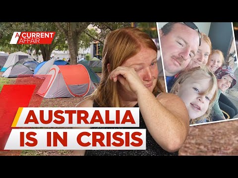 Aussies forced into tents amid housing crisis | A Current Affair