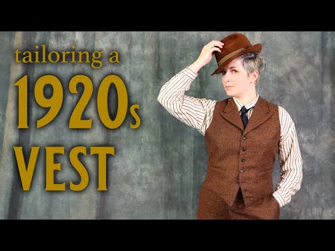 How to Make a 1920s Suit: the Vest