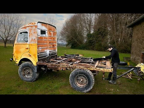 1960 RENAULT 4X4 RESTORATION: From Rust to Splendor in 28 minutes