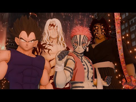 만약 베지터가 귀멸의 칼날 무한성에 간다면?