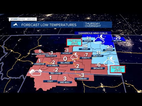 Forecast Wednesday evening Jan 21,2026