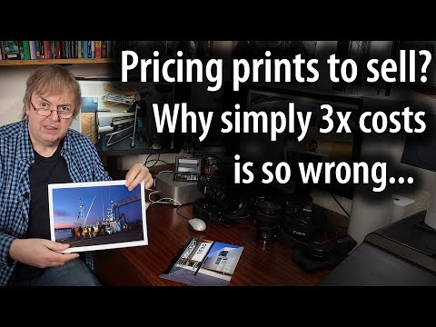 Pricing prints to sell - why simple cost based approaches can be so wrong
