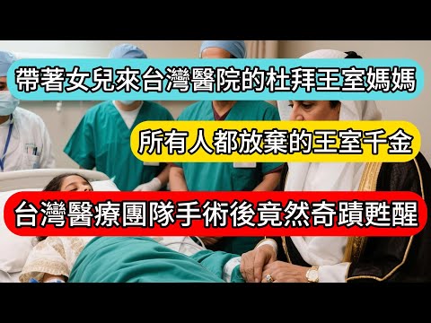 「帶著女兒來台灣醫院的杜拜王室媽媽」毫無希望、所有人都放棄的王室千金,台灣醫療團隊手術後竟然奇蹟甦醒?