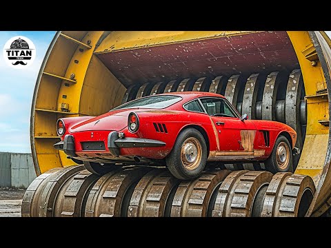 Most Insane Shredding Machines That Destroy Everything | Fastest Car Crushers in Action! #20
