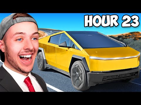 Spending 24 HOURS in a CYBERTRUCK