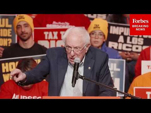 JUST IN: Bernie Sanders Holds 'Tax The Rich' Rally In The Bronx, New York
