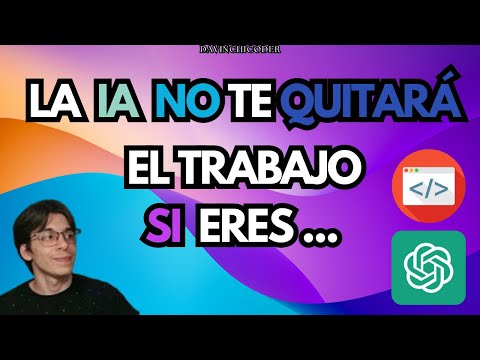 La IA No te quitará el TRABAJO SI eres...