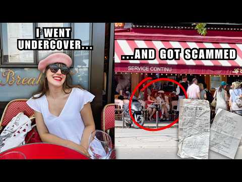 you ARE getting scammed at restaurants in Paris... watch this before you arrive